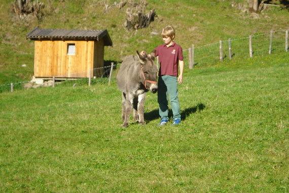 Simon mit Moritz